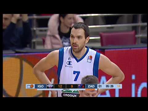 ABA Liga 2017/18, Round 18 match: Igokea - Zadar (29.1.2018)