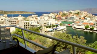 preview picture of video 'Agios Nikolaos piękny widok z kawiarni.'