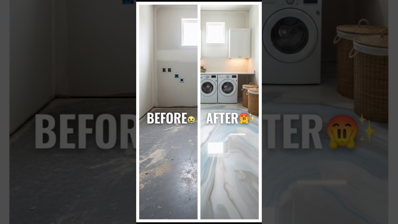$300 vs $5,000 Laundry Room Makeover 💎#usa #interiordesign