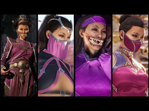 Mileena - Intros & Victory - All Skins - Mortal Kombat 1