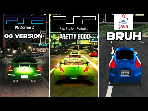 I Played EVERY Different Version Of Need For Speed Underground 2