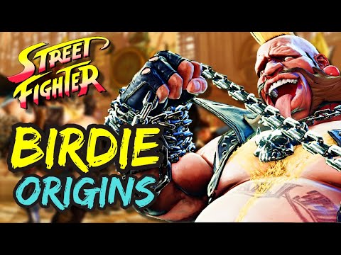 Birdie Origins -Terrifying British Punk Rocker Street Fighter Scares Likes Of Guile By His Chains!
