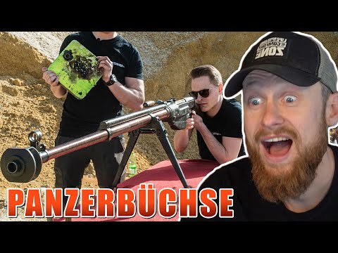 PANZERBÜCHSE mit BRANDGESCHOSSEN vs STAHL - Krasser Rückstoß! | Fritz Meinecke reagiert