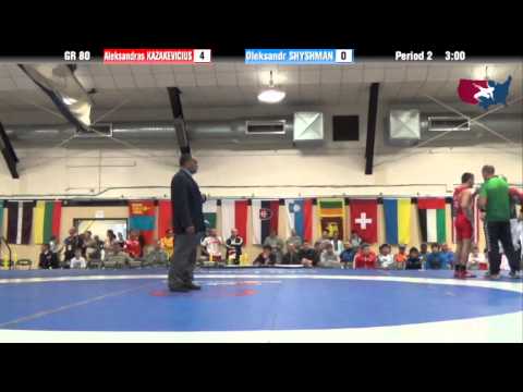 80 KG Gold - Aleksandras Kazakevicius (LTU) vs Oleksandr Shyshman (UKR)