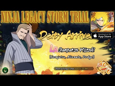 Ninja Legacy: Storm Trial Deity Arrives LR Gengetsu Hōzuki🔥(Demo Skill) Naruto idle RPG - iOS