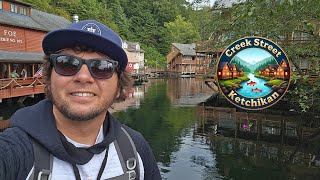 Ruby Princess Alaskan Cruise, Day-8. Creek Street Ketchikan, a disappointing water taxi experience 