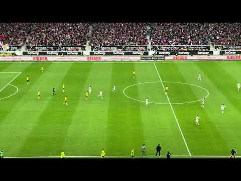 Stuttgart vs Dortmund 3-3. Amazing Goal Tanguy Coulibaly