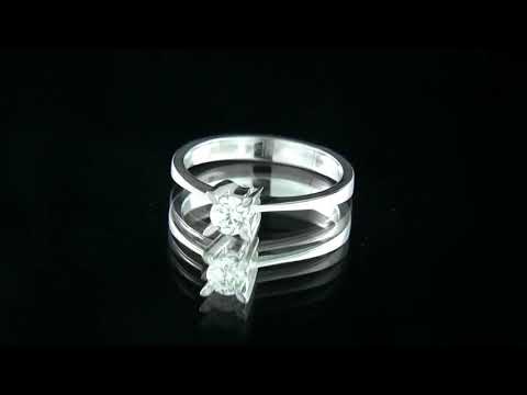 DR051 0.25 Carat Vintage Solitaire Diamond Engagement Ring