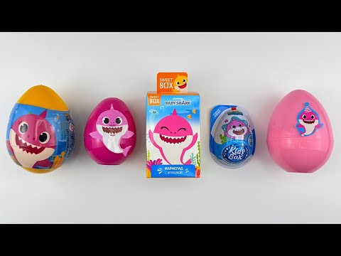 Satisfying Baby Shark Video | Funny Candy ASMR I Marshmallow Lollipop Surprise Box