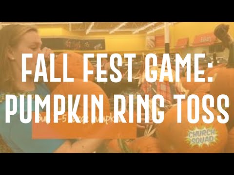 Fall Fest Game - Pumpkin Ring Toss!