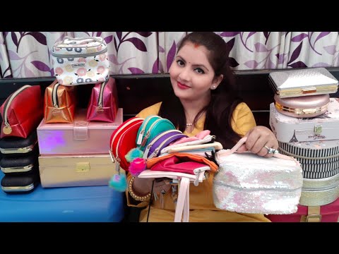 Bridal makeup kit collection 2018 | bridal makeup pouch | makeup vanity | makeup storage box | RARA Video