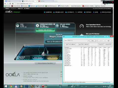 Speedtest + Pathping 2014 10 26  18 02 30