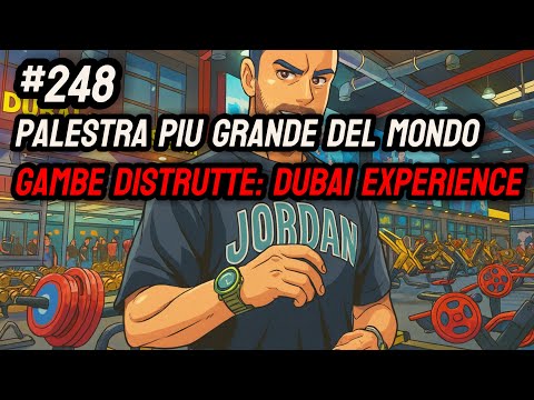 #248 ALLENAMENTO GAMBE A DUBAI: BINOUS GYM LA PIÙ GRANDE PALESTRA AL MONDO 