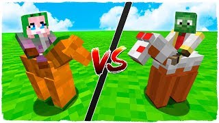 👉 Caballo de TARTA vs caballo de ZANAHORIA :v - MINECRAFT