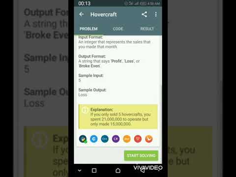 Sololearn Hovercraft Problem Solution Sololearn Coding Challenge Python Problem Solving
