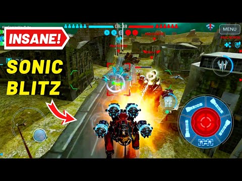 Blitz with Sonic Weapons - Scatter - War Robots Gameplay