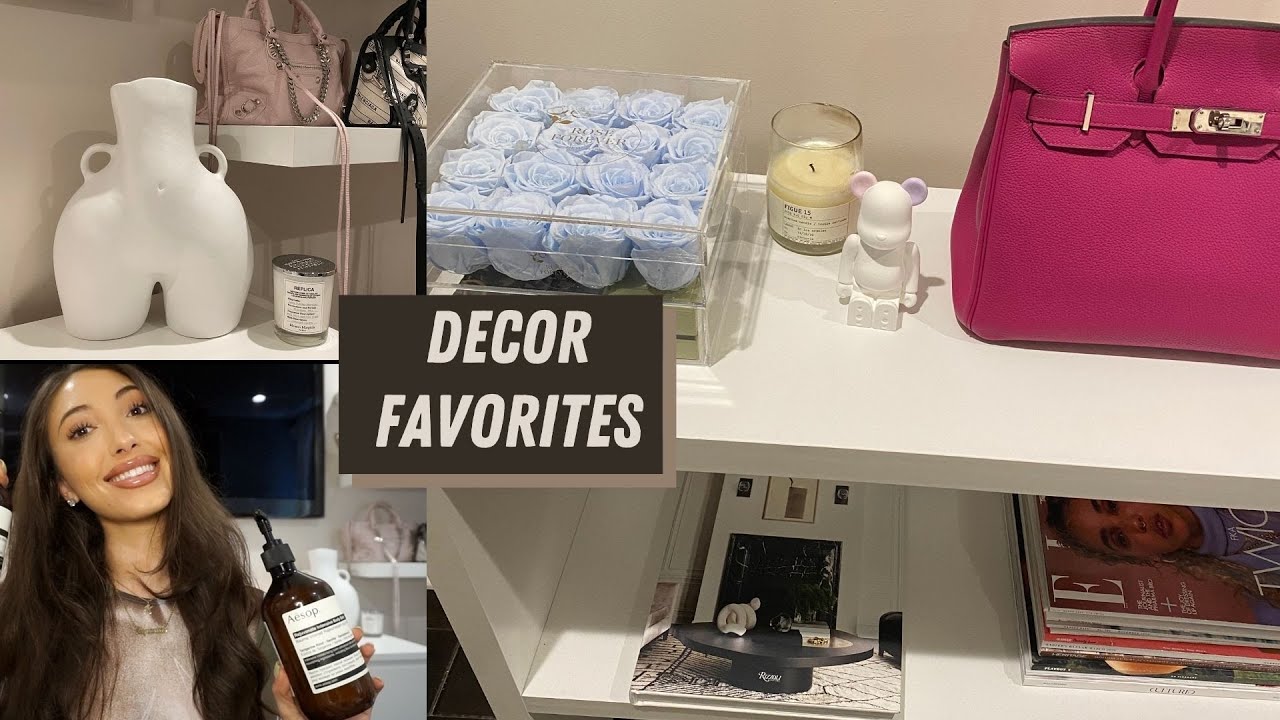 ROOM DECOR FAVS ♡ CANDLES, COFFEE TABLE BOOKS, ETC!