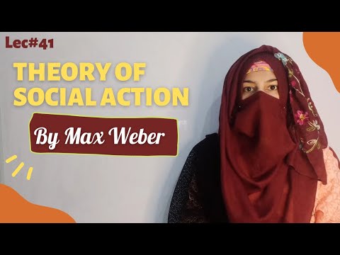 Max Weber Theory Of Social Action || Webrian social action theory in Urdu Hindi || #Verstehen