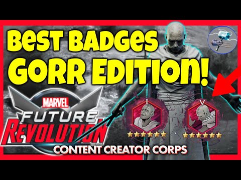 Gorr Invasion! Best Badges to Focus! Better then the rest??  - Marvel Future Revolution