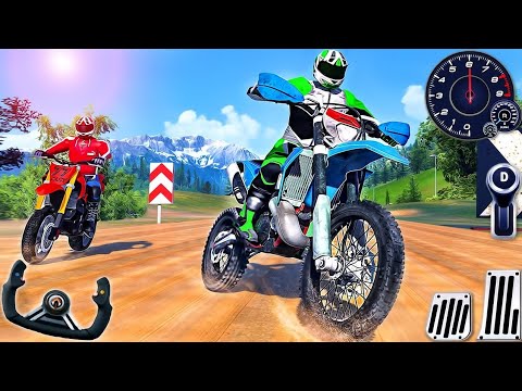 Motocross Dirt Bikes driving Extreme Off-Road - Offroad Outlaws motor bike Game Android Gameplay