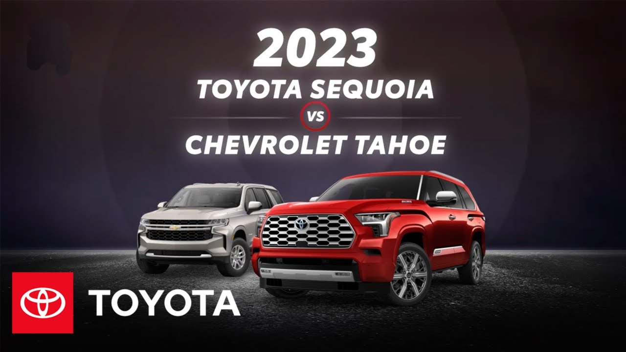 2023 Toyota Sequoia vs 2023 Chevy Tahoe | Toyota