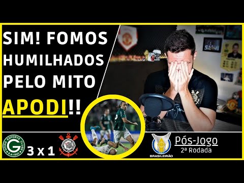 GOIÁS 3 x 1 CORINTHIANS - APODI FAZ GOLAÇO EM MAIS UM VEXAME CORINTHIANO! | PÓS-JOGO BRASILEIRÃO
