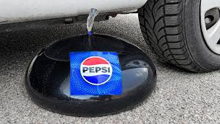 PEPSI COCA COLA BALLOON VS CAR, Coca Cola Zero, PowerAde, Fanta, Sprite, Fruko and Mentos Diff Unde