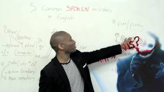 5 common mistakes in spoken English