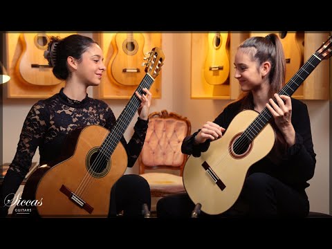 Daniyah Guitar Duo play Suite Retratos (IV. mov) by R. Gnattali on A. Kirschner & A. Tacchi Guitars