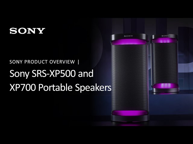 Sony SRS-XP500 Altavoz Bluetooth Negro video