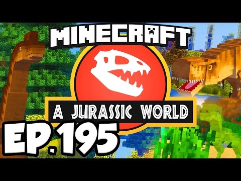 Jurassic World: Minecraft Modded Survival Ep.195 - THE CASE OF THE RED PTERANODON!! (Dinosaurs Mods)