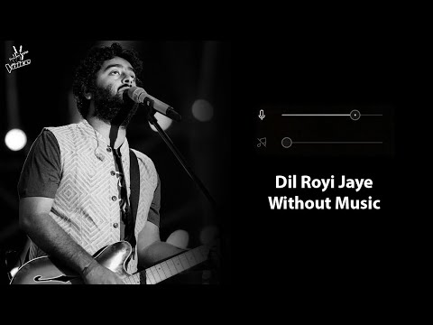 Dil Royi Jaye (Without Music Vocals Only) | Arijit Singh | De De Pyaar De | Now Vocals