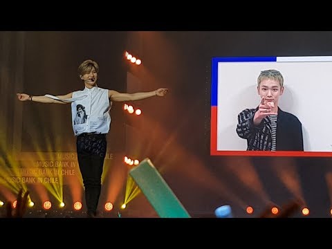 Taemin (태민) ment + game ft. Key @ Music Bank in Chile 2018