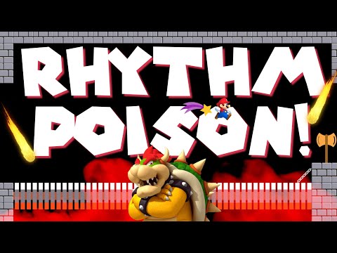 Rhythm Poison: Super Mario Version | Elementary Music Game | Quarter Note/Rest & Eighth Notes