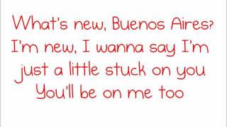 Glee - Buenos Aires (Lyrics)