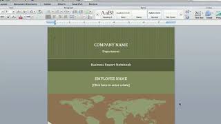 How to Create Binder Inserts in Microsoft Word