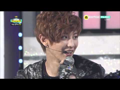 120417 - Chanyeol (EXO-K) - Close-up cut @ MBC Show Champion