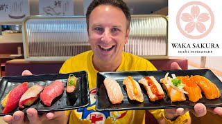 Best Conveyor Belt Sushi in Orange County: Waka Sakura Review