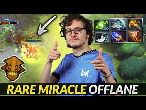 Miracle- 1 hour of BEST Dota - Sand King offlane RARE Game