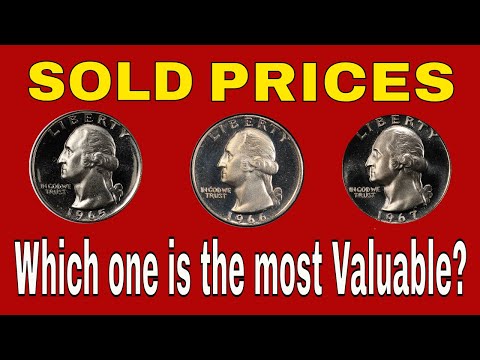 SMS 1965, 1966, 1967 rare quarters worth money! Which one is the most valuable?