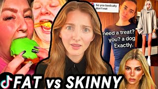 The FatTok vs SkinnyTok War Is DISTURBING