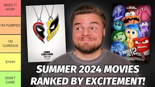 Summer 2024 Movies Ranked by Excitement! (TIER LIST)