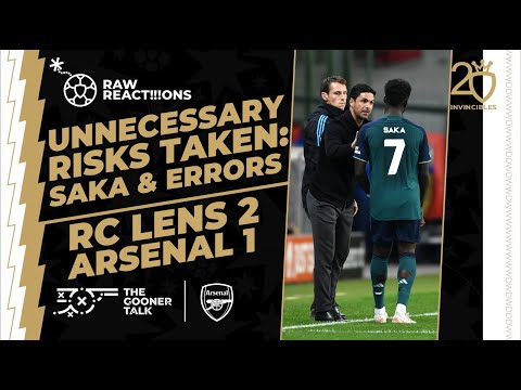 Unnecessary Risks Taken By Mikel Arteta | RC Lens 2-1 Arsenal Match Reaction | Champions League