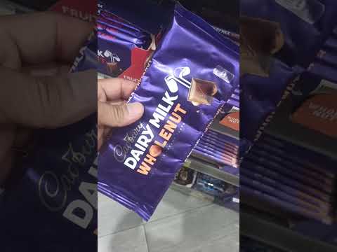 Cadbury Dairy Milk🍫 Whole Nut's🥜 || The Classic Creamy Taste🍫🥜 #cadbury #chocolate #shorts