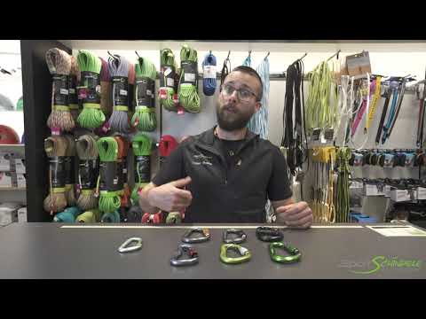 Materialkunde Karabiner mit Kletterexperte Tobi | Sport Schindele Klettern