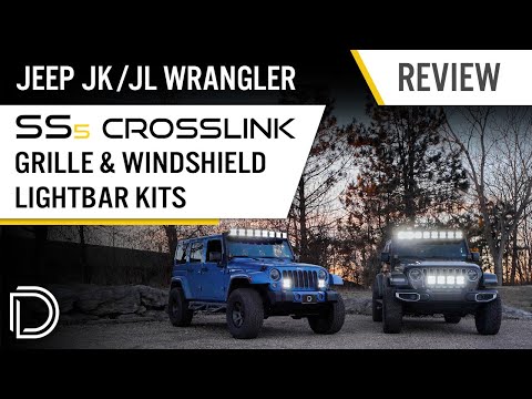 Jeep JK/JL Wrangler SS5 CrossLink Lightbar Kits | Diode Dynamics