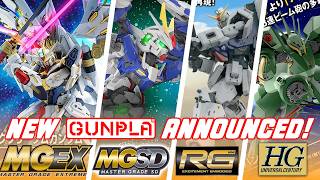 NEW GUNPLA! - MGEX Mighty Strike Freedom, MGSD 00 Raiser, RG Ground Gundam, HG Hamma Hamma
