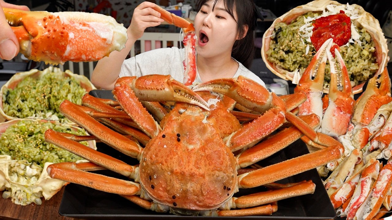 대게 대게 맛있는🧡대게 먹방 내장볶음밥은 필수😋MUKBANG