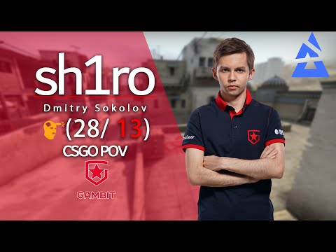 CSGO Pov - Gambit sh1ro (28-13) vs NASR (de_dust2) - Blast