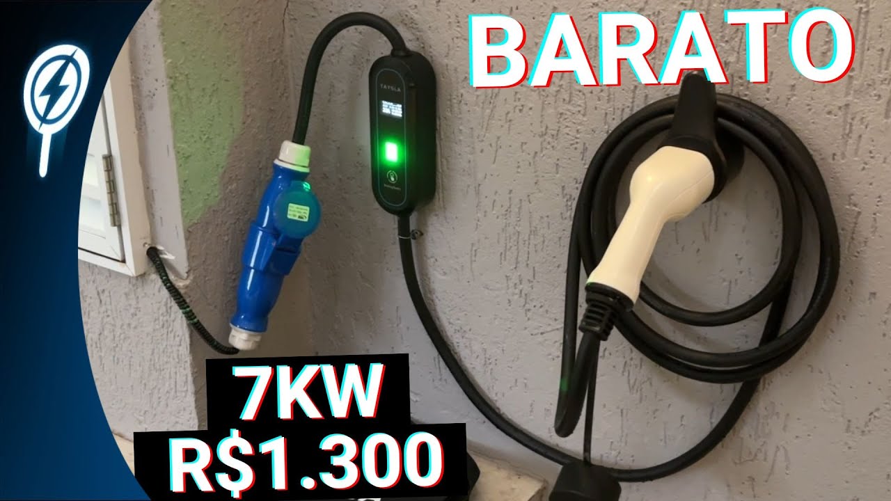 CARREGADOR PERFEITO CUSTO X BENEFICIO - TAYSLA 7KW !!!